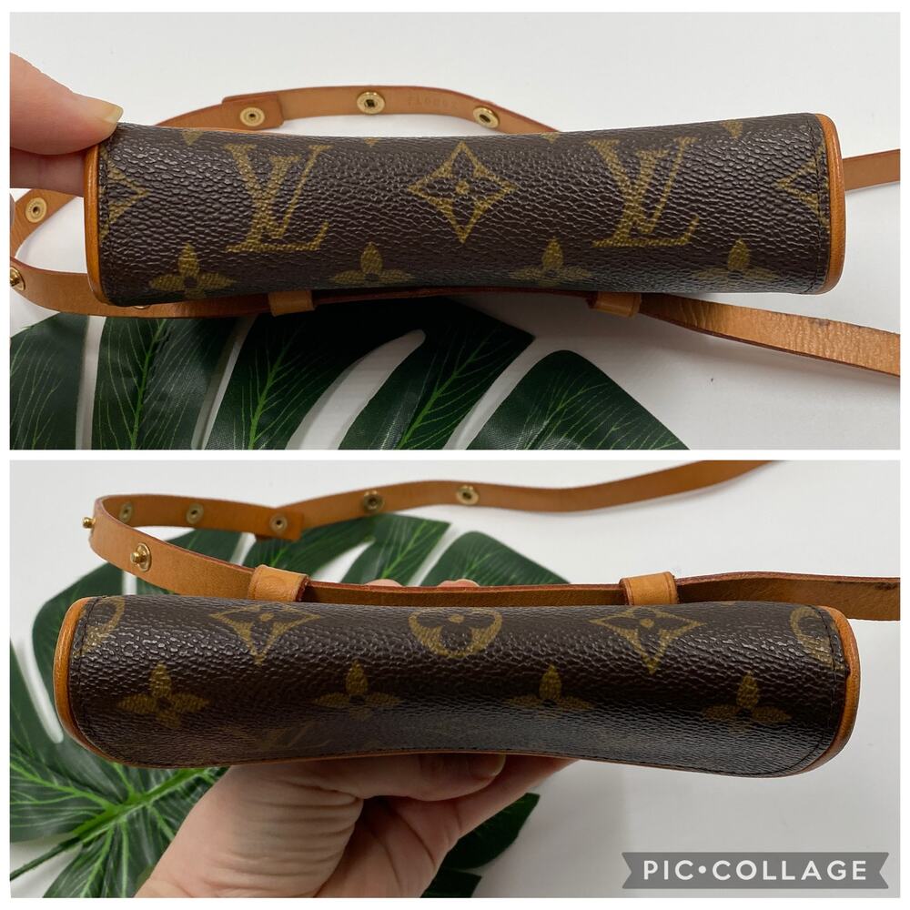 Louis Vuitton Florentine Waist Belt Bum Bag Monogram Crossbody Shoulder Clutch - Picture 13 of 16